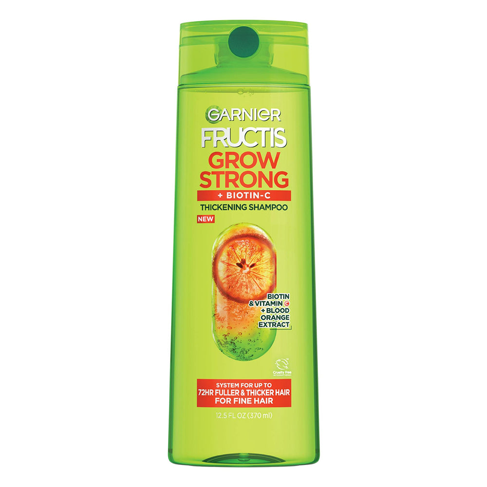 Garnier Fructis Grow Strong Thickening Shampoo for Fine Hair 12.5Oz (370ml)